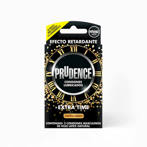 Condones Prudence Extra Time 3 Pack